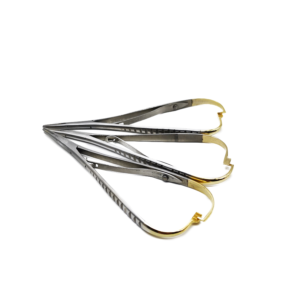 PRECISE CANADA Rainbow Color Mathieu Needle Holder 5.5" Orthodontic Dental Instrument